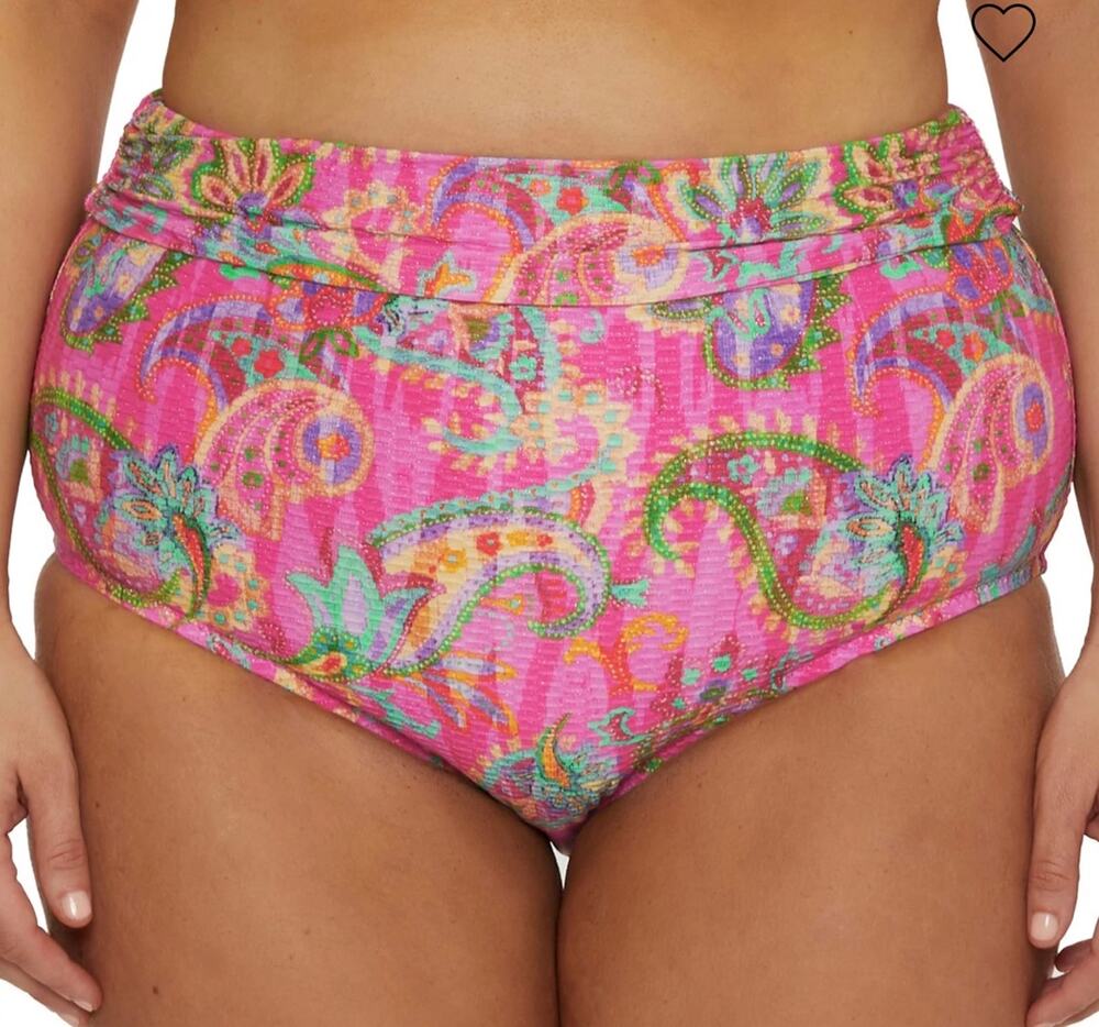 Becca Polynesia Clara High Waist Bikini Bottom 3X NWT
